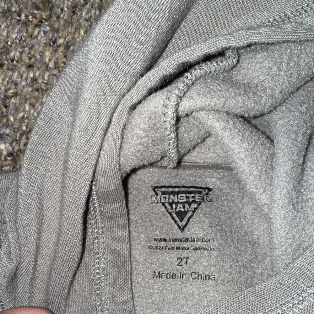 2T Kids Monster Truck Graphic Hoodie and Joggers - Picture 2 of 2